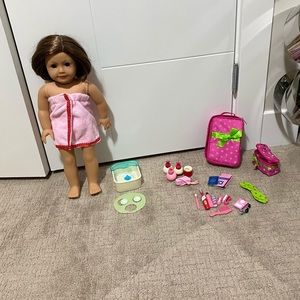 AG doll spa and travel set